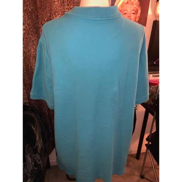 Croft & Barrow Blue Button Short Sleeve 💙 - Picture 13 of 14